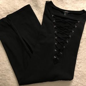 Can’t ever go wrong with a black t-shirt dress